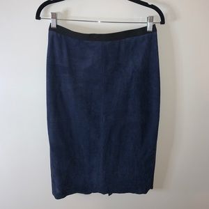 Bcbg Suede pencil skirt